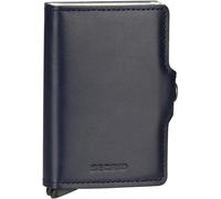 SECRID - Secrid Twin Portefeuille en cuir noir, bleu marine, Einheitsgröße