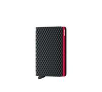 Secrid SLIMWALLET CUBIC BLACK RED, Noir , Minimaliste