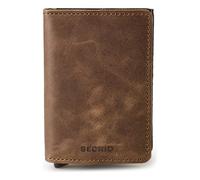 Secrid Slimwallet Étui pour cartes de crédit Protection RFID Cuir 6.5 cm brun