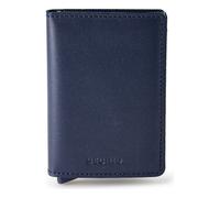 Secrid Slimwallet Étui pour cartes de crédit Protection RFID Cuir véritable 6.5 cm bleu