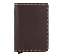 Secrid Slimwallet Étui pour cartes de crédit Protection RFID Cuir véritable 6.5 cm brun