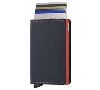 SECRID Slimwallet Nightblue & Orange Taille Unique Unisexe Adulte, Bleu Nuit et Orange, Talla única, Moderne