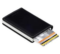 Secrid Slimwallet Original Black, Accessoire de Voyage - Portefeuille Mixte Adulte, Black, Talla Única - So-Black