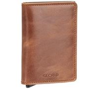 Secrid Slimwallet Étui pour cartes de crédit Protection RFID Cuir 6.5 cm brun