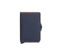 SECRID Twinwallet MATTE bleu nuit-orange bleu