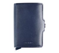 Secrid Twinwallet Original Porte-cartes de crédit Porte-monnaie RFID en cuir 6,5 cm bleu