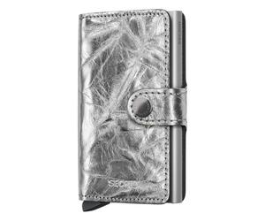 Secrid Wallets Miniwallet Crunch 10 cm - Argenté