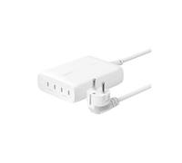 Belkin Chargeur secteur BoostCharge Pro – GaN 4 ports USB‑C 200 W PD 3.1, câble 1,5 m blanc