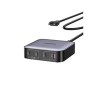 secteur rapide de bureau 100W Gris Gris anodisé