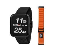 Secteur S-03 Pro Light - Montre Connectée Unisexe Noire Avec Bracelet En Tissu