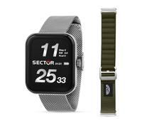 Secteur S-03 Pro Light - Montre Connectée Unisexe Noire Avec Bracelet En Tissu