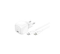 Belkin Adaptateur secteur BOOST CHARGE – compact – USB-C 24 pin – 30 Watt – avec câble USB-C (1 m)