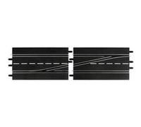 Section de Changement de Voie 1/24 Aiguillage Gauche en Langues FR/DE/EN/ES Carrera Noir Noir G
