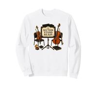 Section Stand Ready Orchestre Pupitres Chaises Sweatshirt