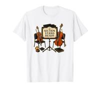 Section Stand Ready Orchestre Pupitres Chaises T-Shirt