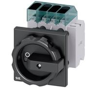 Sectionneur à coupure en charge noir 4 pôles 16 mm² 63 A 1 NO (T), 1 NF (R) 690 V/AC Siemens 3LD34541TL51