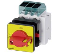 Sectionneur à coupure en charge rouge, jaune 3 pôles 16 mm² 25 A 1 NO (T), 1 NF (R) 690 V/AC Siemens