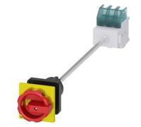 Sectionneur à coupure en charge rouge, jaune 3 pôles 16 mm² 32 A 690 V/AC Siemens 3LD22440TK53