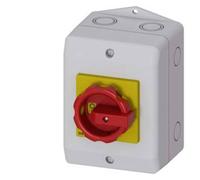 Sectionneur à coupure en charge rouge, jaune 4 pôles 16 mm² 32 A 690 V/AC Siemens 3LD22641TC53