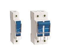 Sectionneur solaire photovoltaïque connecté au réseau NH3-63 1p 2p 3p 32a 63a 100a interrupteur à couteau isolant Type d'anneau de traction 1 pièces(2P AC230V,100A)