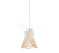 Secto Design Petite 4600 Suspension bouleau naturel/câble textile blanc , fin de série