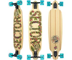 Sector 9 Longboard complet Fractal Flora Drop Through Bambou 22,9 x 91,4 cm