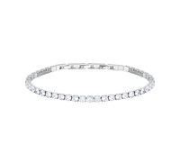 Sector No Limits Bracelet homme en acier, zircons, collection TENNIS, idées cadeaux petit ami, papa, Taglia Unica, Acier inoxydable, Oxyde de zirconium