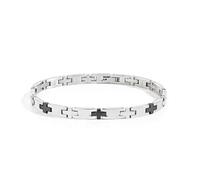Sector No Limits Bracelet pour homme, Collection BASIC Sector Jewels, longueur 22,5 cm, en acier et PVD noir - SZS08