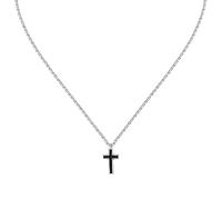 Sector No Limits Collier Homme en Acier, Émail, Collection Spirit, Croix - SZQ28