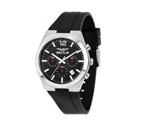 Sector No Limits Montre homme, chronographe, analogique, 42 mm, collection C300, silicone - R3271301001, argent, One size, Classique