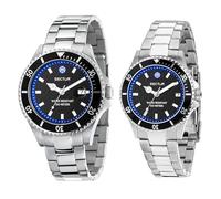 Sector No Limits Montre Homme/Femme, Temps, Date, Analogique, 43/35 mm, Collection 230 - INTER Special Edition, Duo Pack - R3253161061