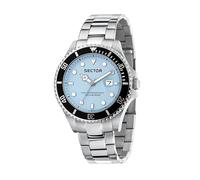Sector No Limits Montre Homme, Heure, Date, Analogique, 43 mm, Collection 230, Effet Mat
