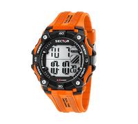 Sector No Limits Montre Homme, Numérique, 49 mm, Bracelet en Silicone, Collection EX-51