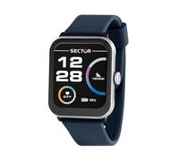 Sector No Limits Smartwatch Homme, numérique, 37 mm, Collection S-08, Silicone, Idée Cadeau