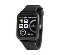 Sector No Limits Smartwatch Homme, Numérique, 37 mm, Collection S-08, Silicone, Idées Cadeaux
