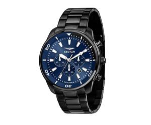 Sector Oversize R3273602017 Montre Homme Crongrafo Quartz, Noir, 48mm, Bracelet