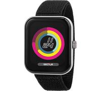 Sector No Limits Montre numérique pour Homme avec Bracelet en Nylon R3251159003, Multicolore, 45x38mm, Bracelet