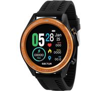 Montre Connectée Mixte SECTOR en Silicone Noir