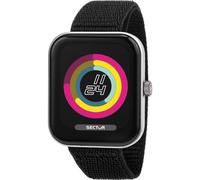 Sector No Limits Montre numérique pour Homme avec Bracelet en Nylon R3251159003, Multicolore, 45x38mm, Bracelet