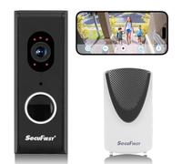 SecuFirst Sonnette sans Fil avec Caméra,Sonnette Vidéo Filaire