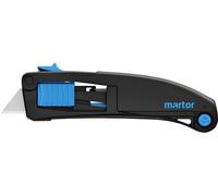 Martor Couteau de sécurité SECUPRO MAXISAFE – Lame trapézoïdale, rétraction, ambidextre – 1 pièce
