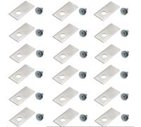 SECURA 18x Lame Set compatible avec Parkside PAMR 500 A1 Robot à gazon