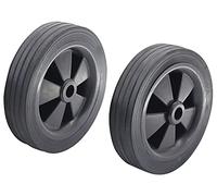 SECURA 2x Roue Ø120mm compatible avec Scheppach HP800 Plaque Vibrante