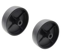 SECURA 2x Roue d'appui (plate) compatible avec MTD Optima LG 155 13TM77KG678 (2013) Tracteur de pelouse