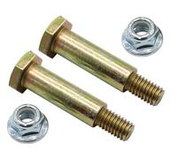 SECURA 2x Vis + écrou pour roue jockey compatible avec Gutbrod SC Edition 13B-334-690 (2007) Tracteur de pelouse