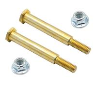 SECURA 2x Vis pour la roue de support du carter de la tondeuse compatible avec M Tech M 220/105A 13AU485N605 (2010) Tracteur de pelouse