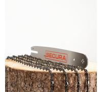 SECURA 4 chaînes + 1 guide 35 cm 3/8" 1,3mm 50 maillons compatible avec Stihl MS170 MS180 MS211