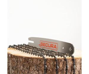 SECURA 4 chaînes + 1 guide 35 cm 3/8" 1,3mm 50 maillons compatible avec Stihl MS170 MS180 MS211