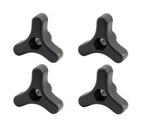 SECURA 4x Ecrou de poignée étoile compatible avec Stiga Multiclip 547 AE Kit 298471058/ST1 (2024) Tondeuse à gazon