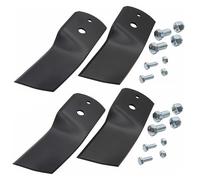 SECURA 4x Lames de rechange compatible avec Stiga Park 105 Combi EL QF Carter de tondeuse